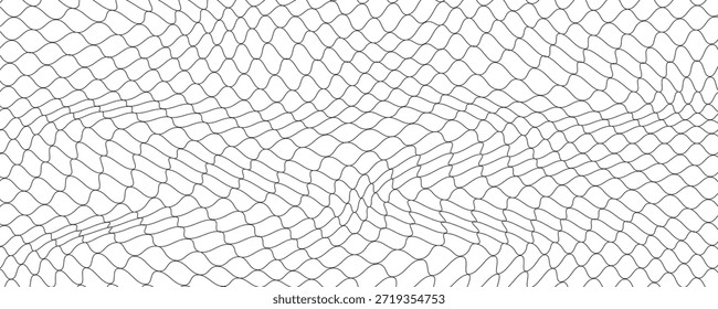Textura de malha para redes de pesca. Padrão perfeito para roupas esportivas ou gol de futebol, rede de vôlei, basquete, hóquei, atletismo. Fundo líquido abstrato para esportes, eps10
