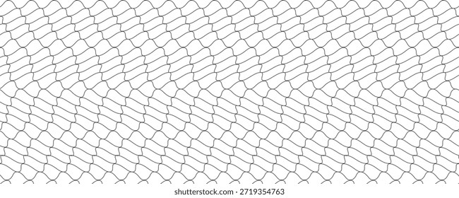 Textura de malha para redes de pesca. Padrão perfeito para roupas esportivas ou gol de futebol, rede de vôlei, basquete, hóquei, atletismo. Fundo líquido abstrato para esportes, eps10