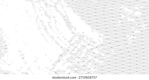 Textura de malla para redes de pesca. Patrón sin fisuras para ropa deportiva o portería de fútbol, red de voleibol, aro de baloncesto, hockey, atletismo. eps 10