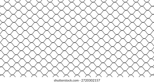 Mesh texture for fishing nets. Seamless pattern for sportswear or soccer goal, volleyball net, basketball hoop, hockey, athletics. Abstract net background for sports

