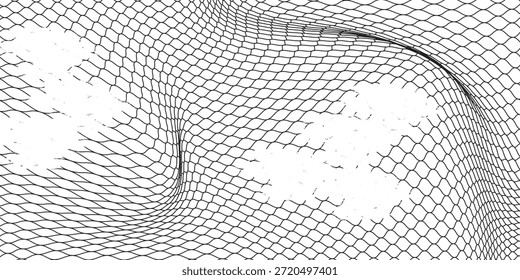 Mesh texture for fishing nets. Seamless pattern for sportswear or soccer goal, volleyball net, basketball hoop, hockey, athletics. Abstract net background for sports