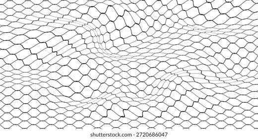 Textura de malla para redes de pesca. Patrón negro sin costuras para la ropa deportiva o la portería de fútbol, red de voleibol, aro de baloncesto, hockey, atletismo.