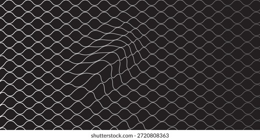 Textura de malla para redes de pesca. Patrón sin fisuras para ropa deportiva o portería de fútbol, red de voleibol, aro de baloncesto, hockey, atletismo. Vectores