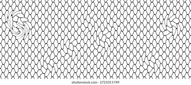 Textura de malha para redes de pesca. Padrão perfeito para roupas esportivas ou gol de futebol, rede de voleibol, basquete, hóquei, atletismo. vetor esportivo, eps10.

