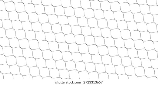 Textura de malla para redes de pesca. Patrón negro sin costuras para la ropa deportiva o la portería de fútbol, red de voleibol, aro de baloncesto, hockey, atletismo.
