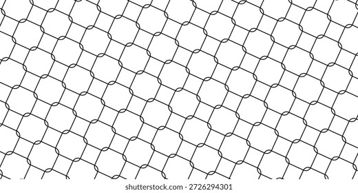 Mesh texture for fishing nets. Seamless pattern for sportswear or soccer goal, volleyball net, basketball hoop, hockey, athletics. Abstract net background for sports