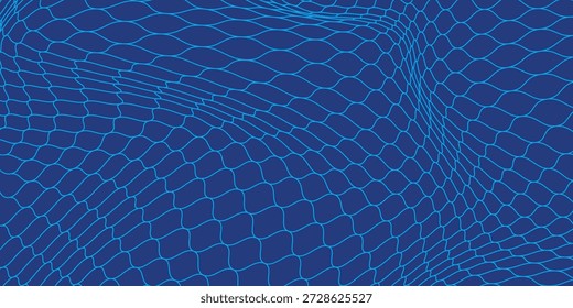 Textura de malha para redes de pesca. Padrão perfeito para roupas esportivas ou gol de futebol, rede de vôlei, basquete, hóquei, atletismo. Fundo líquido abstrato para esportes