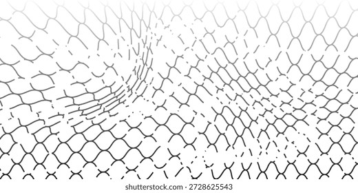Textura de malha para redes de pesca. Padrão perfeito para roupas esportivas ou gol de futebol, rede de vôlei, basquete, hóquei, atletismo. Fundo líquido abstrato para esportes