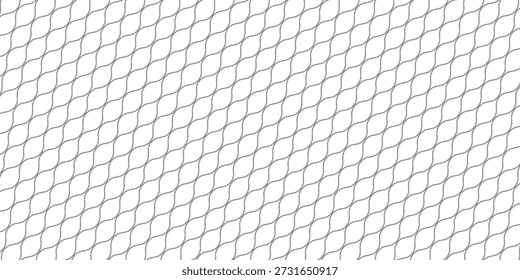 Mesh texture for fishing nets. Seamless black pattern for sportswear or soccer goal, volleyball net, basketball hoop, hockey, athletics.
