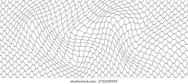 Mesh texture for fishing nets. Seamless pattern for sportswear or soccer goal, volleyball net, basketball hoop, hockey, athletics. vektor