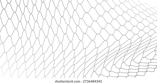 Textura de malha para redes de pesca. Padrão sem emenda para sportswear ou gol de futebol, rede de vôlei, aro de basquete