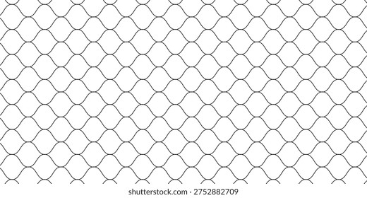 Mesh texture for fishing nets. Seamless pattern for sportswear or soccer goal, volleyball net, basketball hoop, hockey, athletics. Abstract net background for sports
