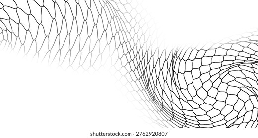 Mesh texture for fishing nets. Seamless pattern for sportswear or soccer goal, volleyball net, modern