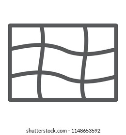 Mesh tool line icon, tools and design, instrument sign, vector graphics, a linear pattern on a white background, eps 10.