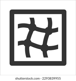 Mesh tools icon, Vector Graphics