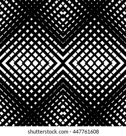 Mesh-grid pattern with crossing diagonal lines. geometric texture. Vector.