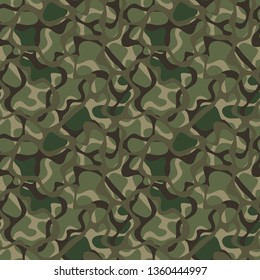Meshy camouflage seamless pattern. Five colors.