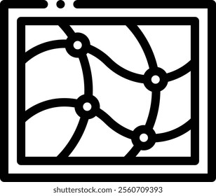 meskouta icon. Thin Linear Style Design Isolated On White Background