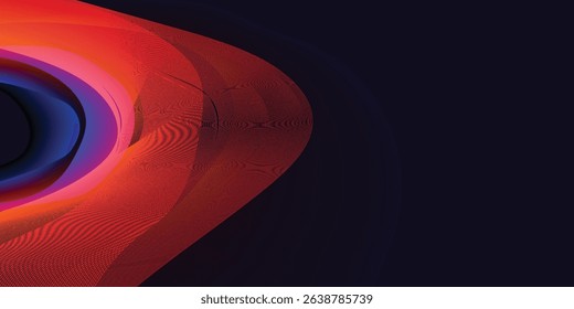 A Mesmerizing 3D Abstract Multicolor Visualization