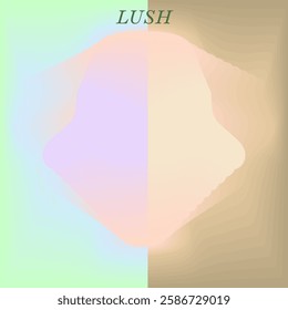 A mesmerizing abstract artwork blending soft pastel tones with a dreamy gradient effect. Perfect for modern designs, branding, and digital aesthetics.