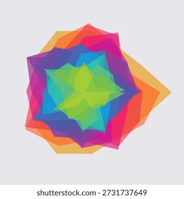 Un fondo abstracto fascinante con un gradiente fluido arremolinado con papel holográfico y texturas iridiscentes y coloridas.