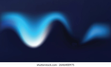 Mesmerizing Abstract Blue Wave Gradient Background Design for Modern Digital Art and Websites