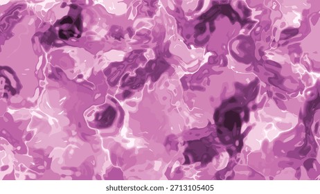 Movimiento de fluido Abstractas hipnotizante con reflejos brillantes en Colores rosados vibrantes, agua plástica abstracta, Imagen de Regalías común.