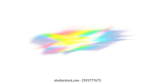 A mesmerizing abstract glow with no background with shimmering crystal streams. Reflective and transparent elements add a dreamy, futuristic touch with a soft, ethereal shimmer.