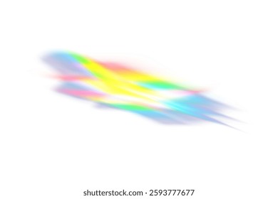 A mesmerizing abstract glow with no background with shimmering crystal streams. Reflective and transparent elements add a dreamy, futuristic touch with a soft, ethereal shimmer.