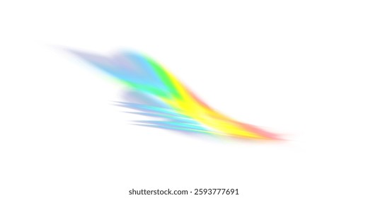 A mesmerizing abstract glow with no background with shimmering crystal streams. Reflective and transparent elements add a dreamy, futuristic touch with a soft, ethereal shimmer.