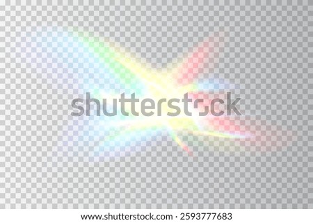 Mesmerizing abstract glow on a light background with shimmering crystalline streams. Reflective and transparent elements add a dreamy, futuristic touch with a soft, ethereal shimmer.