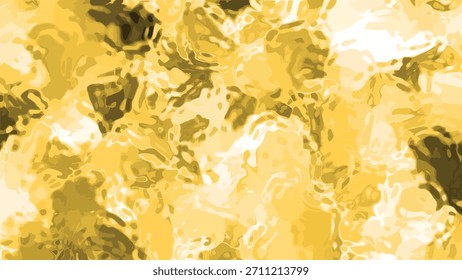 Superficie líquida dorada Abstractas hipnotizante con reflejos y fondo de movimiento fluido, abstractos de agua plástica B, stock Libre de regalías.