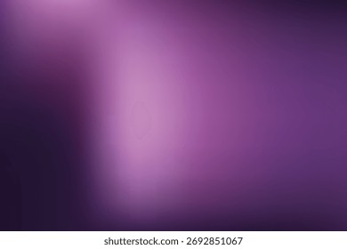 Um gradiente abstrato hipnotizante com tons roxo e rosa suaves, criando uma textura leve e etérea.