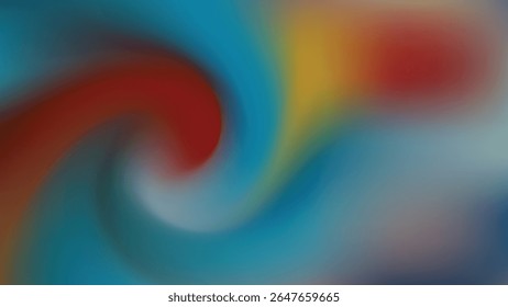 Mesmerizing Abstract Swirl of Vibrant Colors - A Dynamic Blend of Red, Blue, and Orange Hues