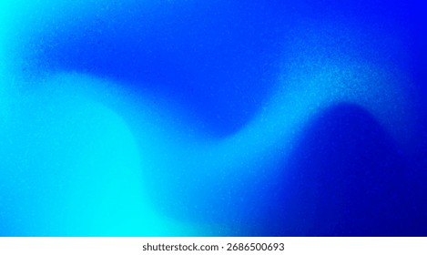 A mesmerizing background showcases a dynamic blend of dark blue and soft cyan hues, creating an abstract gradient with smooth transitions and subtle textured effects in a modern style