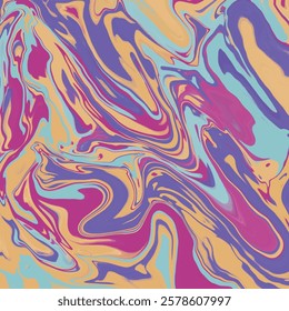 The mesmerizing blend of purple and inky red creates a sense of infinite space and mystery. This abstract painting is a perfect addition to any modern or contemporary interior, adding a touch o