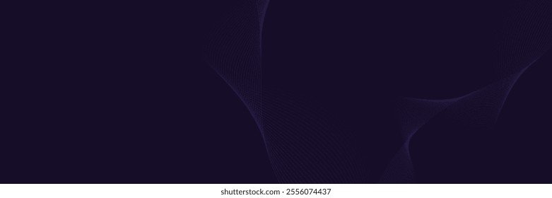 Mesmerizing Deep Blue Line Wave Design with Sleek Flowing Curves, Perfect for Elegant Digital Backgrounds, Sophisticated Art Projects, and Contemporary Graphic Design Applications