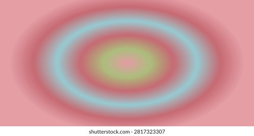 A mesmerizing display of abstract concentric circles in various colors, forming an intriguing optical illusion with a soft, glowing effect.