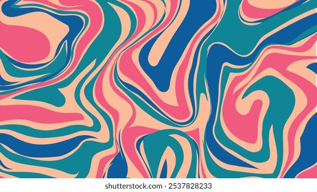 A mesmerizing fluid art design with swirling colors of pink, teal, and blue, perfect for modern and creative projects.