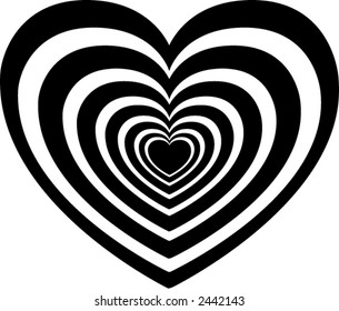 mesmerizing heart design