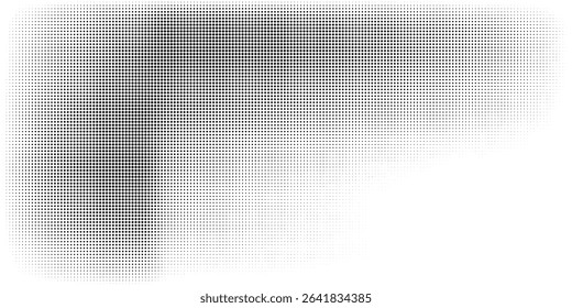 Mesmerizing High-Contrast Halftone Patterned Abstract Image in Monochrome Art Style