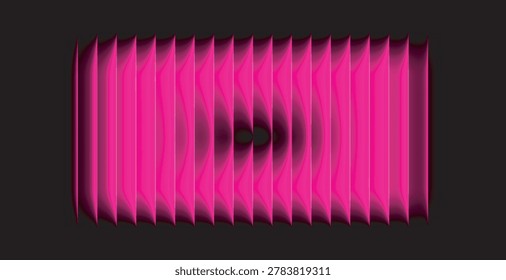 A mesmerizing image featuring a vibrant purple gradient pattern with sharp lines on a sleek black background, creating a dynamic visual effect with shades of purple and subtle transitions