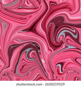 Fesselnde rosa abstrakte fließende Textur mit marmorierten Wirbeln, ideal für Modedesign, kreative Projekte oder Schönheitshintergründe. Enthält goldene Schlagwörter für die Auffindbarkeit.
