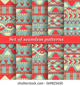 Mesopotamia ornament Tribal seamless pattern. Can be used for cloth, jackets, invitation, flyers, bags, notebooks, cards, envelopes, pads, blankets, furniture, packing,