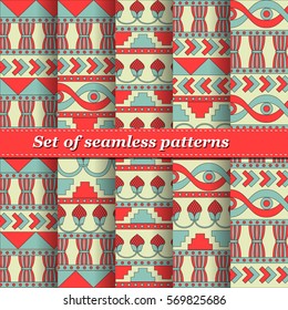 Mesopotamia ornament Tribal seamless pattern. Can be used for cloth, jackets, invitation, flyers, bags, notebooks, cards, envelopes, pads, blankets, furniture, packing,