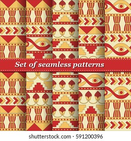 Mesopotamia ornament Tribal seamless pattern. Can be used for cloth, jackets, invitation, flyers, bags, notebooks, cards, envelopes, pads, blankets, furniture, packing,
