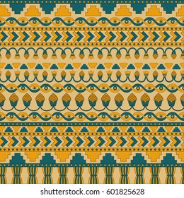 Mesopotamia ornament Tribal seamless pattern. Can be used for cloth, jackets, invitation, flyers, bags, notebooks, cards, envelopes, pads, blankets, furniture, packing,