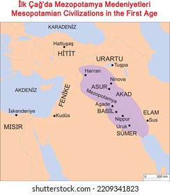 Civilizaciones mesopotamianas en la primera edad