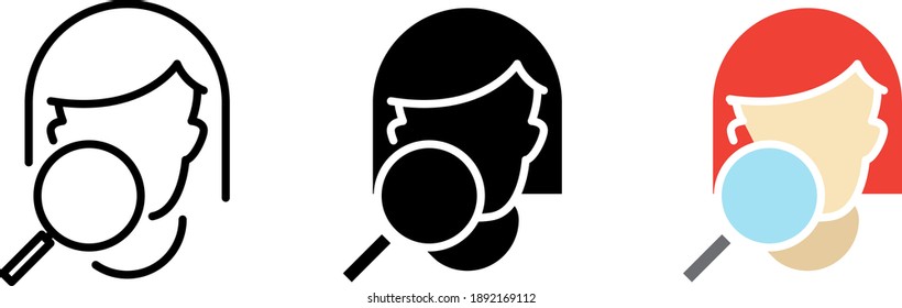 Mesotherapy icon, medical procedure, vector illustration.