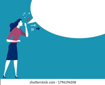 The message. Advertising. Business illustration